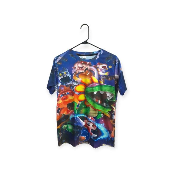 Suaper Mario Bad Guys Shirt Youth XL - Picture 1 of 3